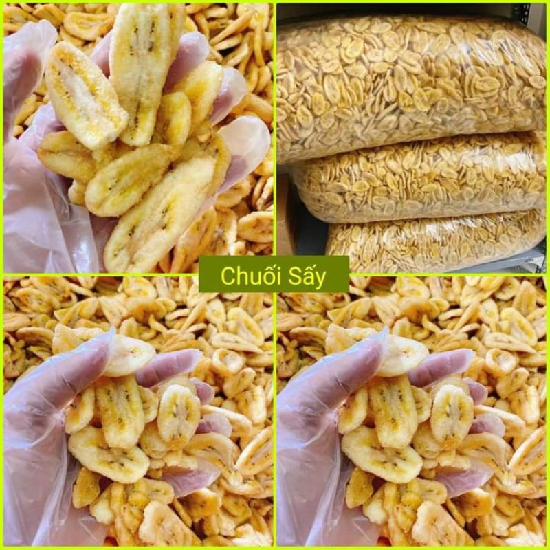 [ HOÀN TIỀN 10% ][HCM]500gram chuối sấy