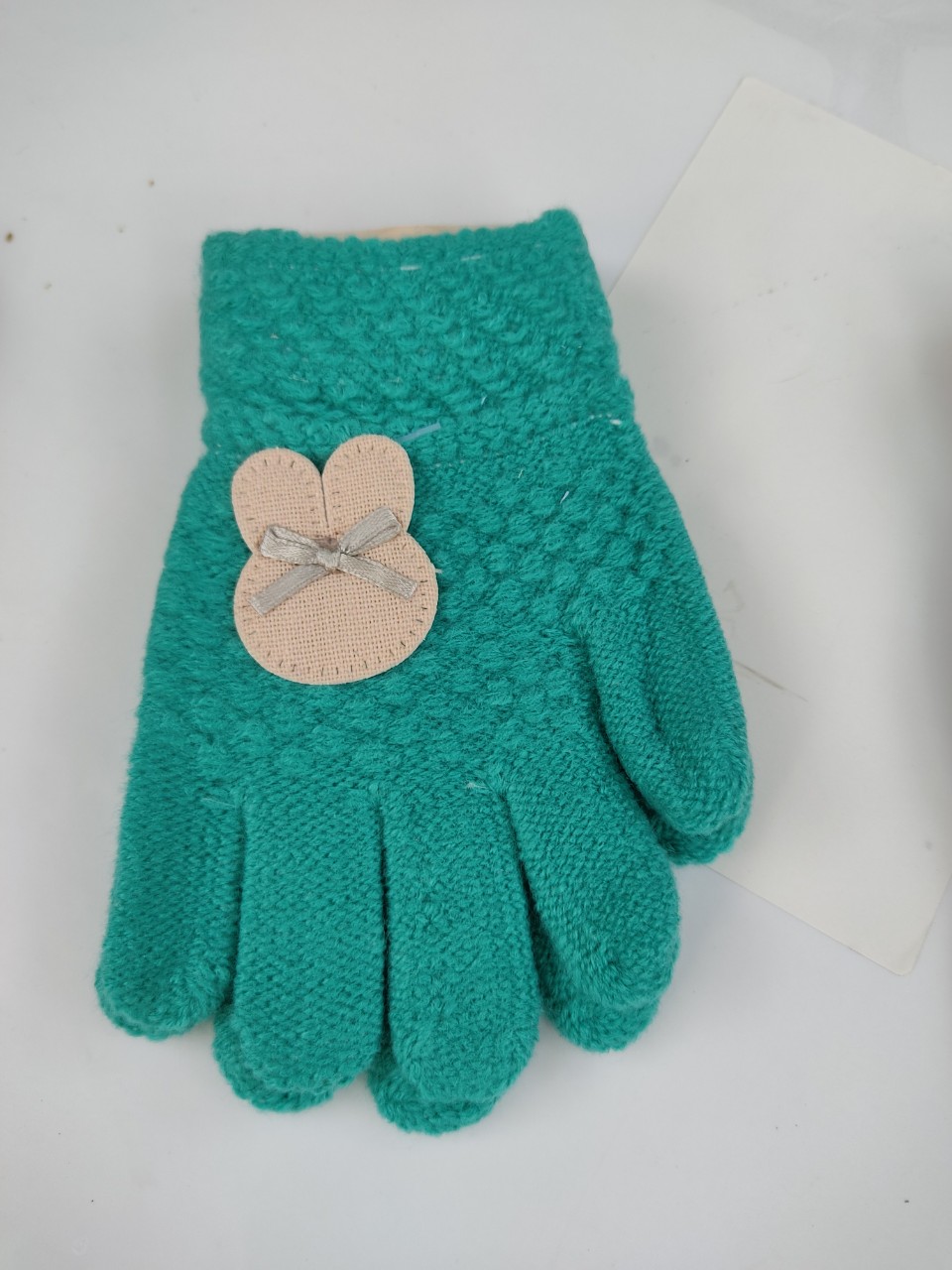 Găng tay len bé gái (1đôi) size từ 3-6 tuổi
