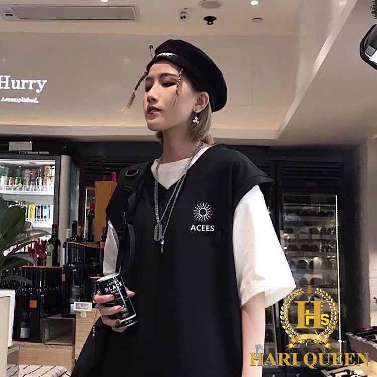 Áo gile ace thêu nổi hsu0520
