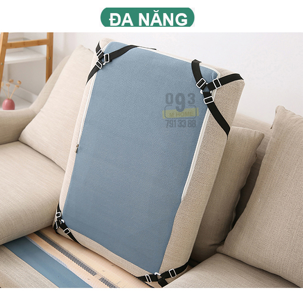 Combo 4 Dây Inox Kẹp Cố Định Chăn Ga Giường, Phụ Kiện Giường Ngủ Chăn Gối Drap Đệm Nệm