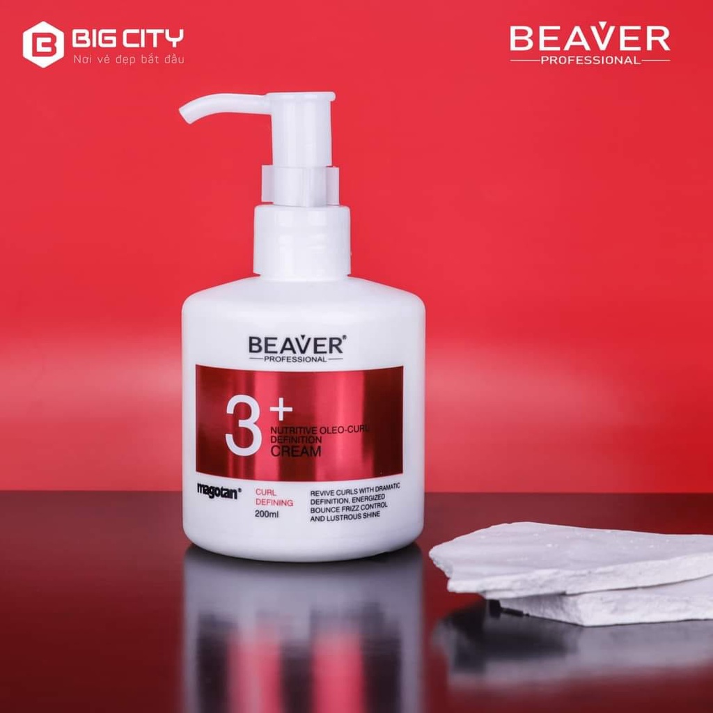 Gel sữa tạo kiểu xoăn beaver 200ml