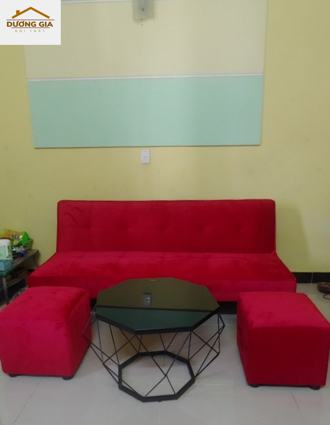 Sofa Bed chân kim loại - Sofa Giường Đa Năng