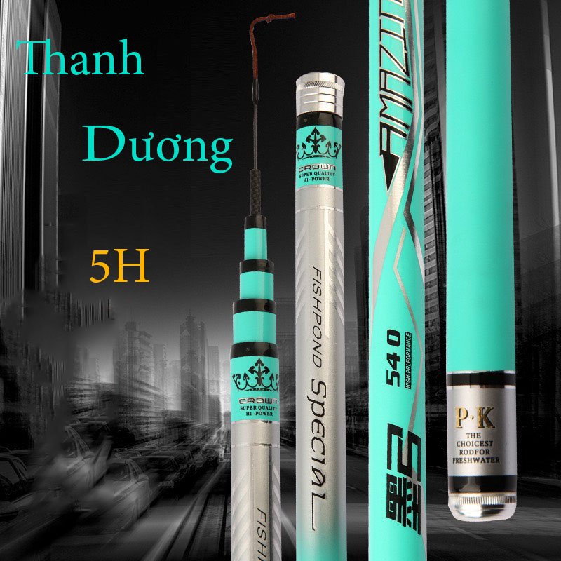 Cần câu đài thanh dương cần câu đơn câu tay 5h cần câu cá carbon