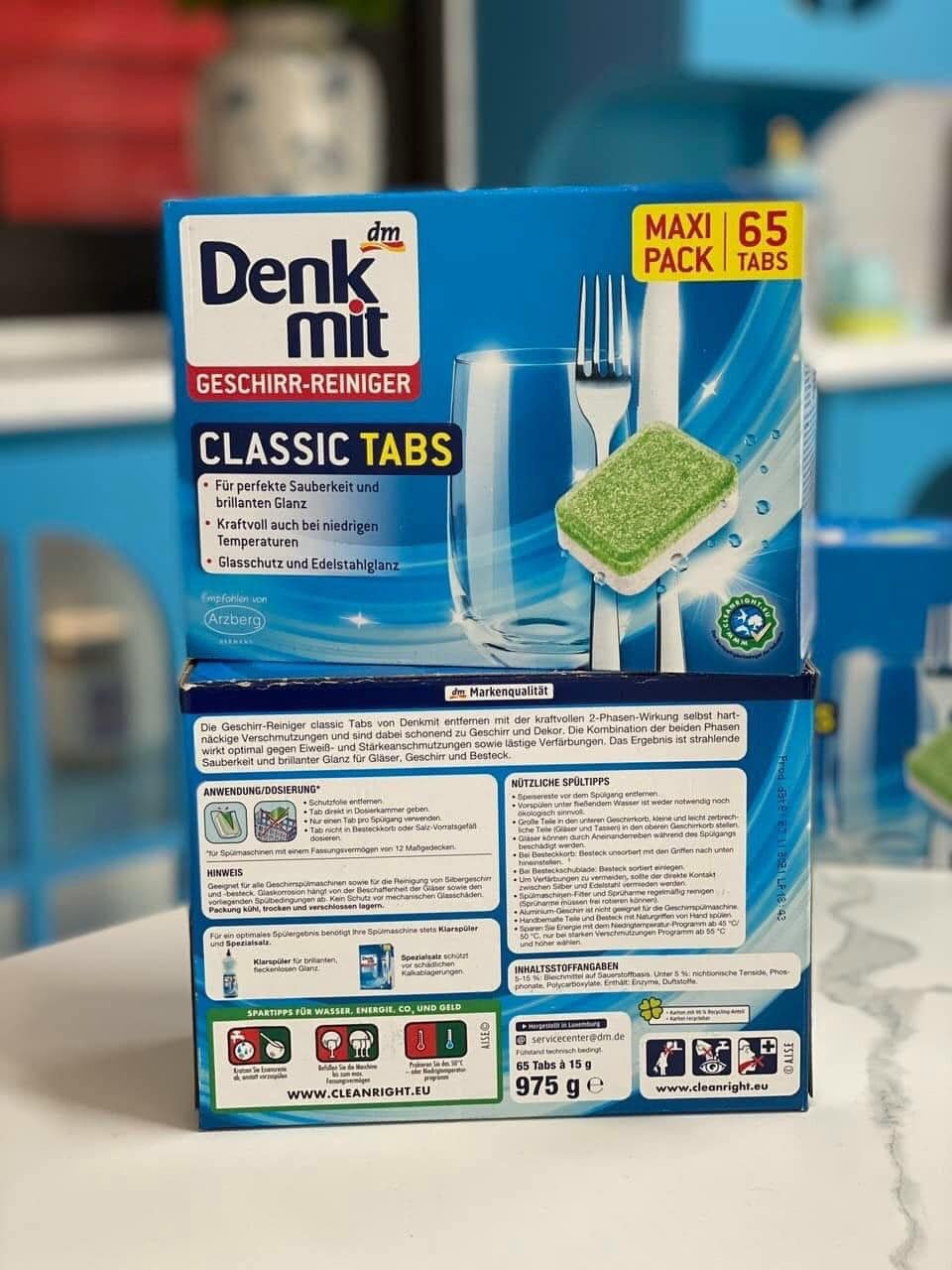 VIÊN RỬA BÁT DENKMIT DÀNH CHO MÁY RỬA CHÉN BÁT