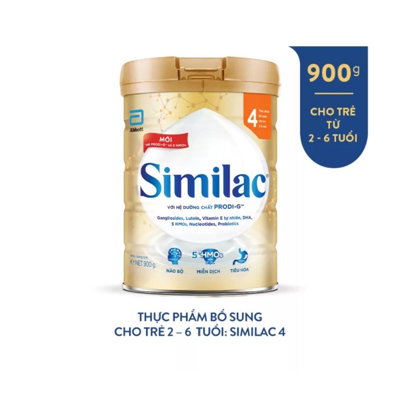 [HCM]Sữa Bột Similac 4 5HMO 900g