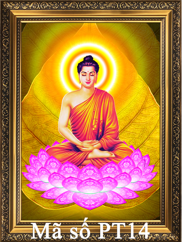 Tranh Phật Đèn Led Hào Quang