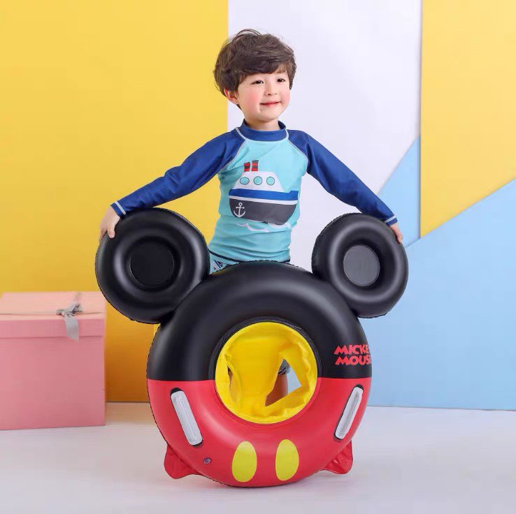 Phao Bơi Micky Cho Bé 0-4 Tuổi Kèm Bơm