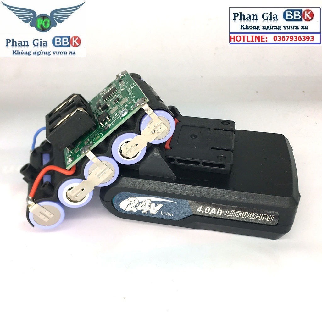 Pin máy khoan 24V - Pin 24V - Pin 5cell
