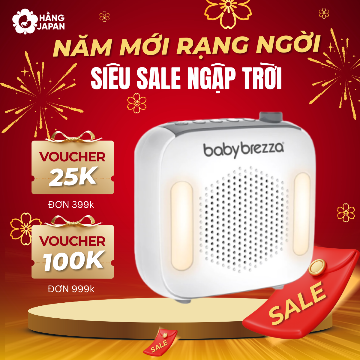 Máy ru ngủ cho bé Baby Brezza Sleep & Soothing