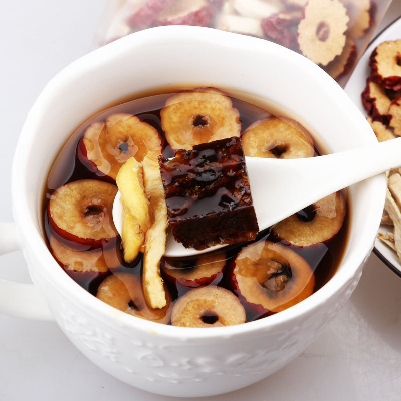 Trà gừng táo đỏ đường đen 300g