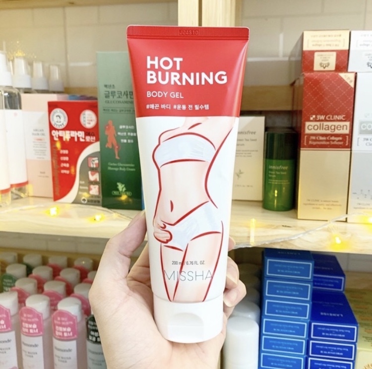 gel tan mỡ bụng missha