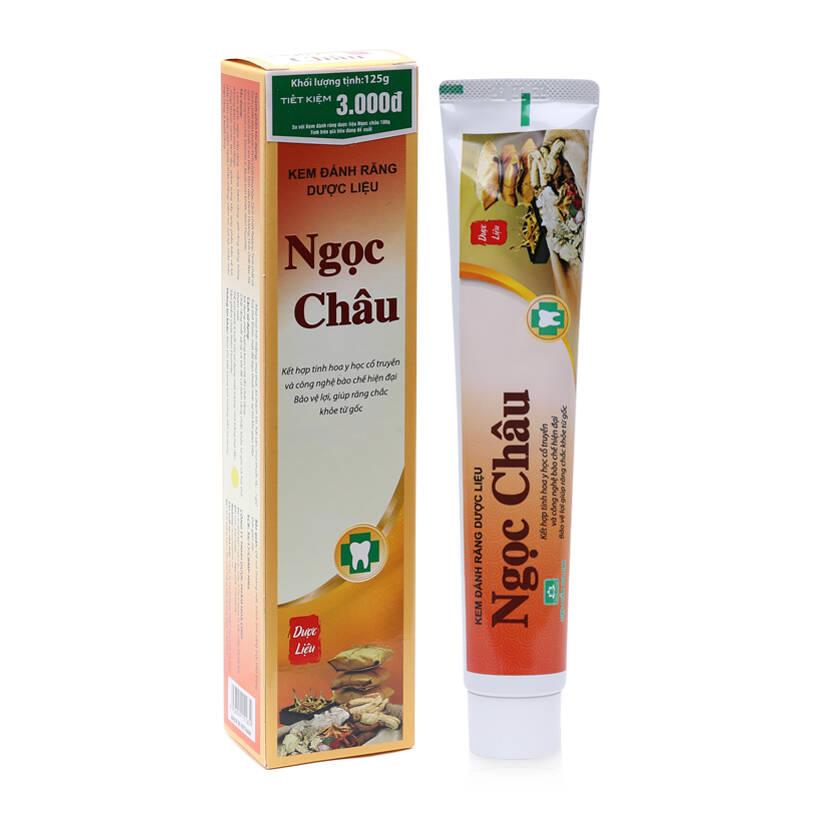 [Hcm]Kem Đánh Răng Dược Liệu Ngọc Châu 100G