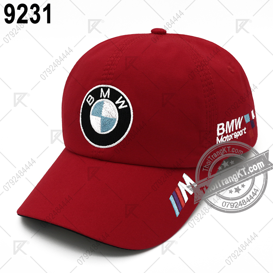 NÓN XE BMW [ Đỏ + Trắng + Đen ]