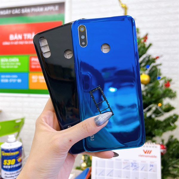 Bộ vỏ Realme 3 zin nấu máy