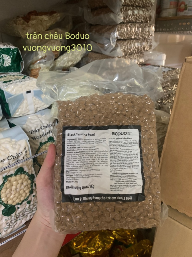 Trân Châu Boduo Caramel gói 1kg