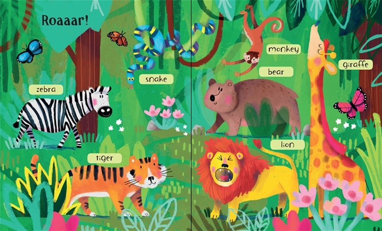 Sách Usborne  My First 100 Words - Big Books (Board book)