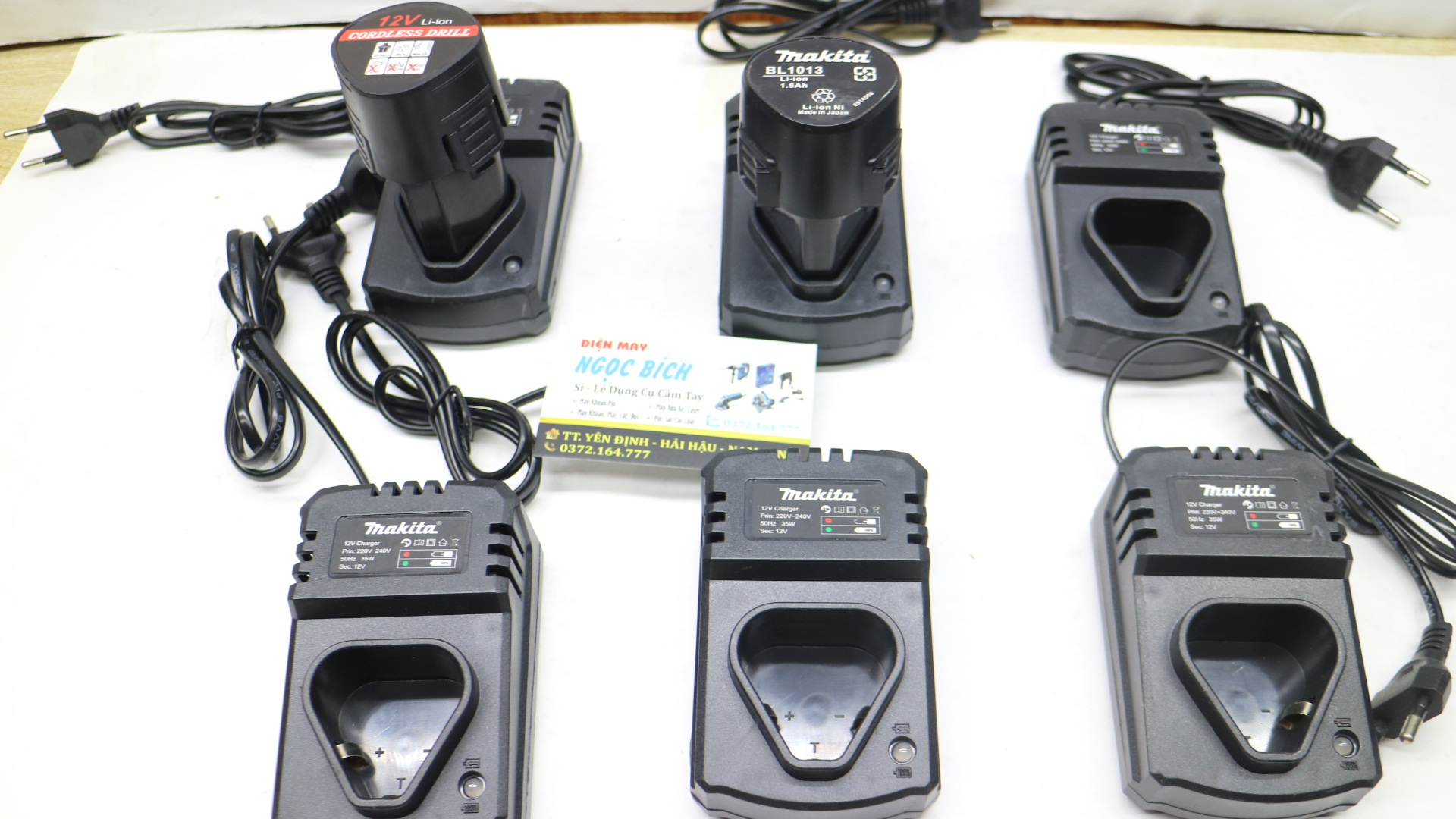 [RẺ VÔ ĐỊCH] Sạc và pin máy khoan pin 12v