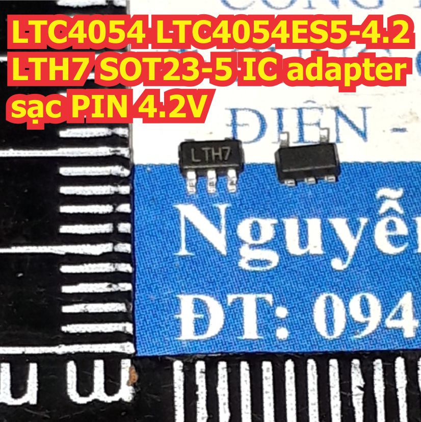 10 con ltc4054 ltc4054es5-4.2 4054 lth7 sot23-5 ic adapter sạc pin 4.2v kde8068