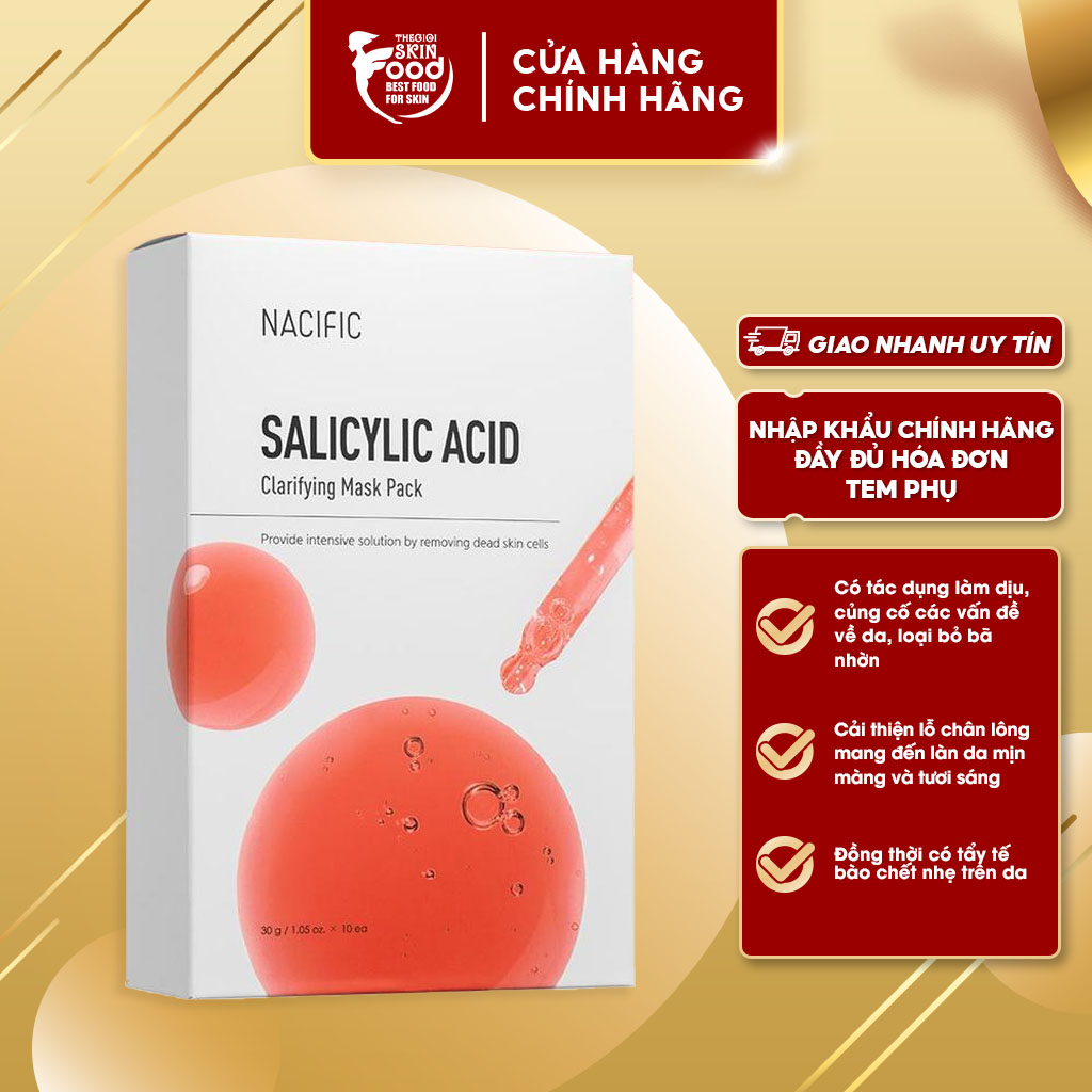 Mặt Nạ Miếng Dưỡng Ẩm Nacific Mask Pack 30g