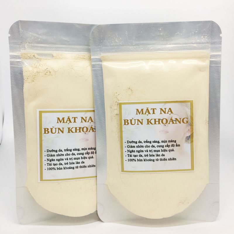 [HCM]Bột bùn khoáng handmade tắm trắng & mịn da (50gr~100Gr)