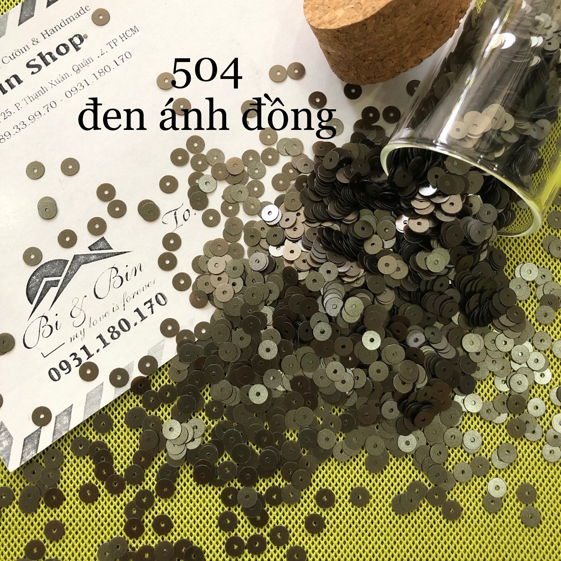 Kim Sa Vảy Cá (Phẳng) 5mm