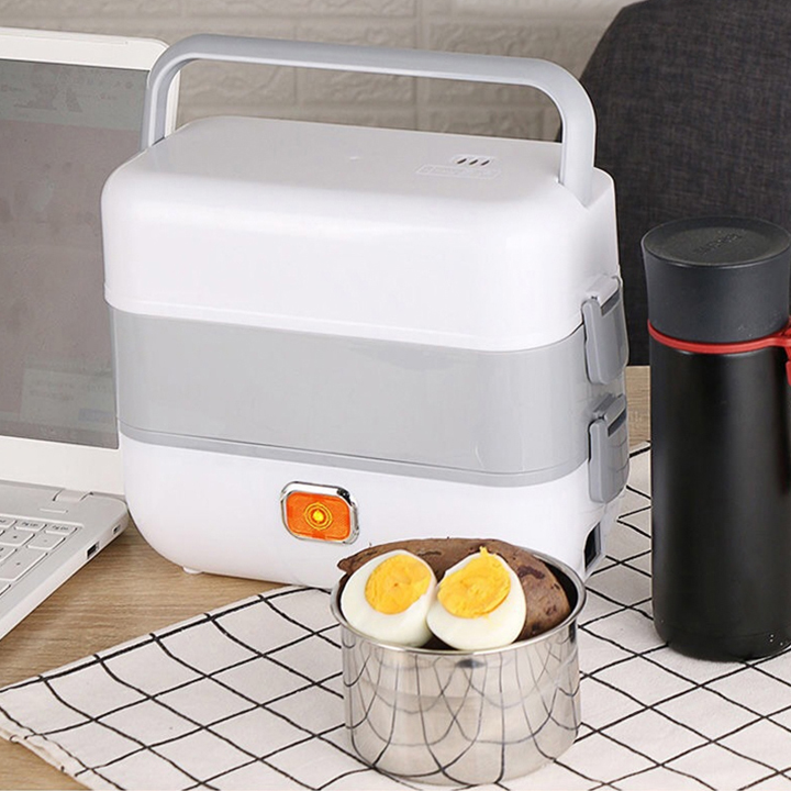 HỘP CƠM INOX 2 TẦNG 4 NGĂN
