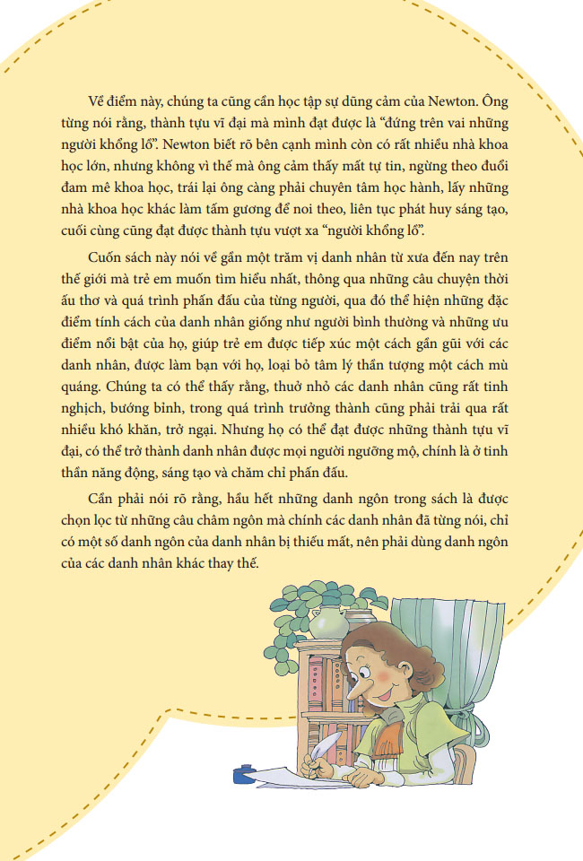 Danh nhân thế giới (bìa mềm sách 4 màu)