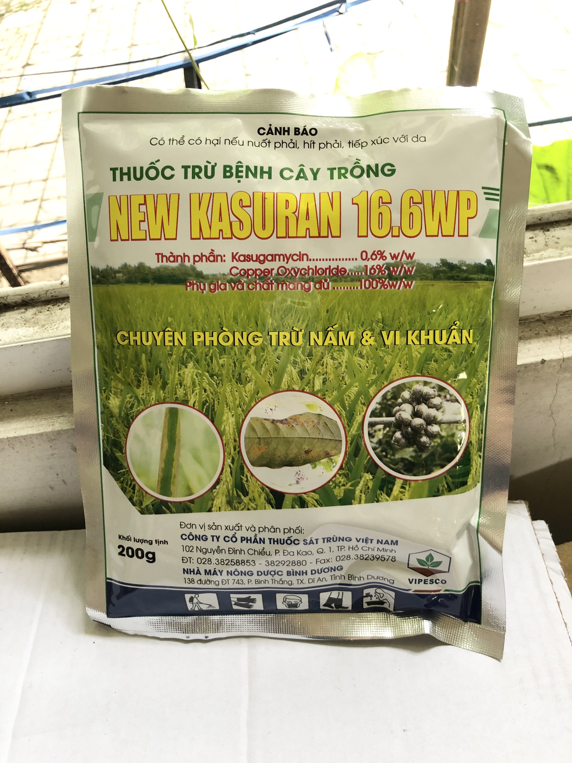 [HCM]New Kasuran 16.6WP - Trừ Nấm và Vi Khuẩn