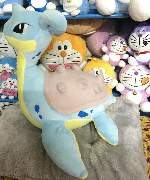 [HCM]Gấu bông - Rùa hệ thủy - Lapras xanh Pokemon