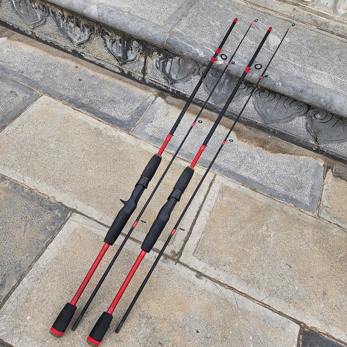 Cần câu lure máy ngang và máy đứng RISE SPIN