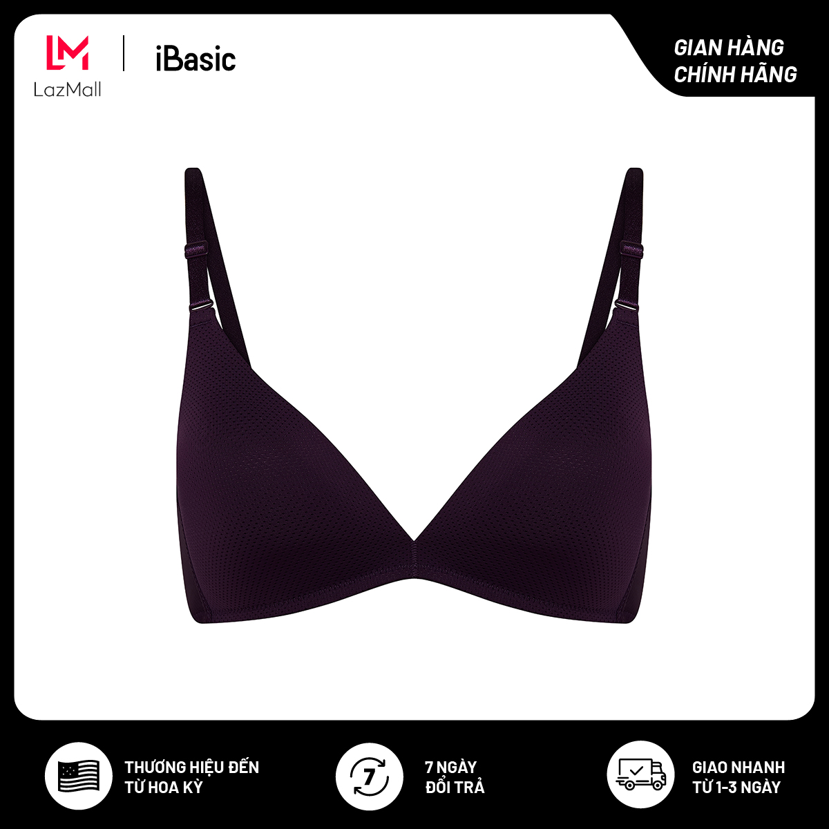Áo ngực nữ không gọng mút mỏng iBasic BRAW086-1