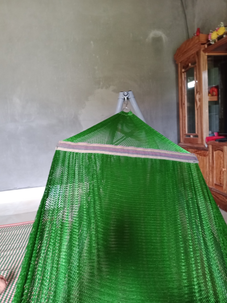 (SỈ=LẺ) Lưới võng xếp cán thép 2 lớp bản rộng size người lớn ( Ảnh thật)