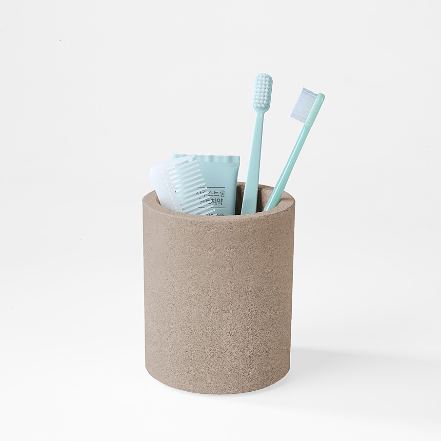 Ly đựng bàn chải bằng đá Diatomite - JAJU