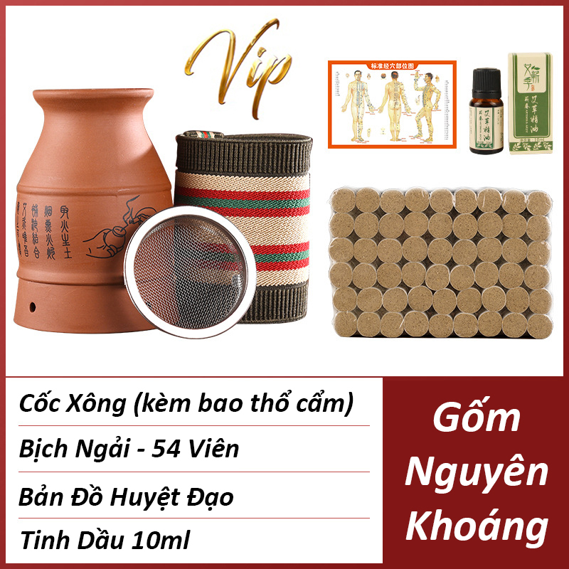 Cốc Phù Dương Xông Hơ Ngải Cứu Hàn Ẩm Massage, Giác Hơi, Cạo Gió, Chải Thông Kinh Lạc