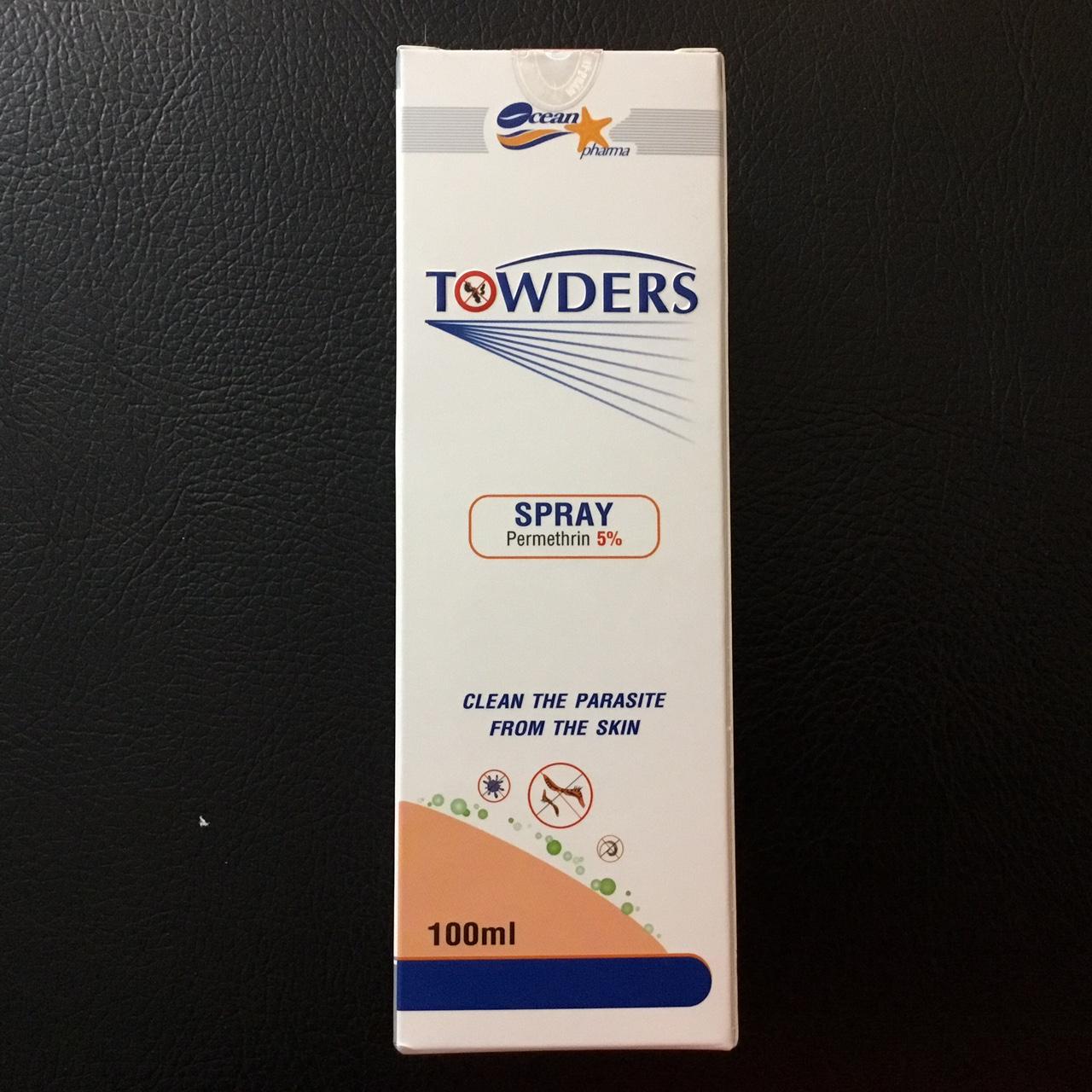 CHAI XỊT TOWDERS SPRAY 100ML.