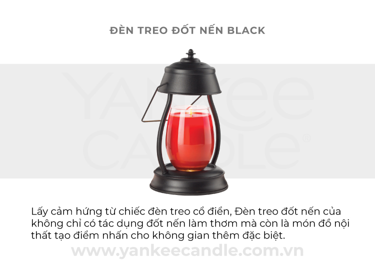 Black Yankee Candle Hanging Lamp