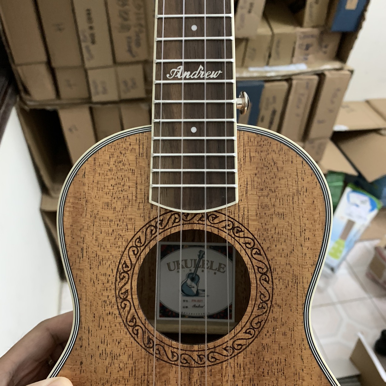 ĐÀN UKULELE ANDREW MS16 - GỖ NHẠT
