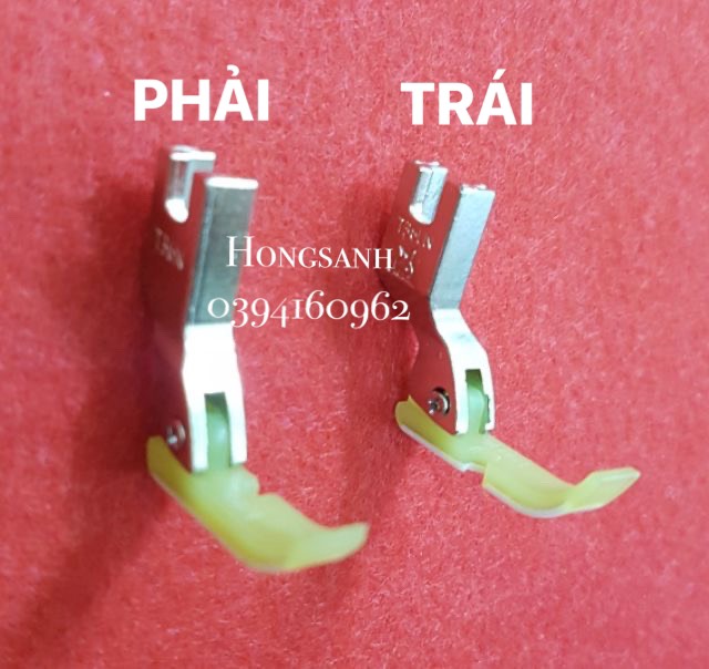 Chân vịt 1 giò 2 da tra dây kéo giọt lệ sử dụng cho máy may 1 kim công nghiệp