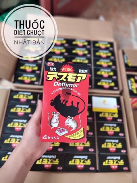 [Freeship]Thuốc viên diệt chuột Dethmor Nhật Bản