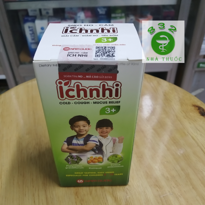 Siro Ho Cảm Ích Nhi (3+) - Chai 90 ml