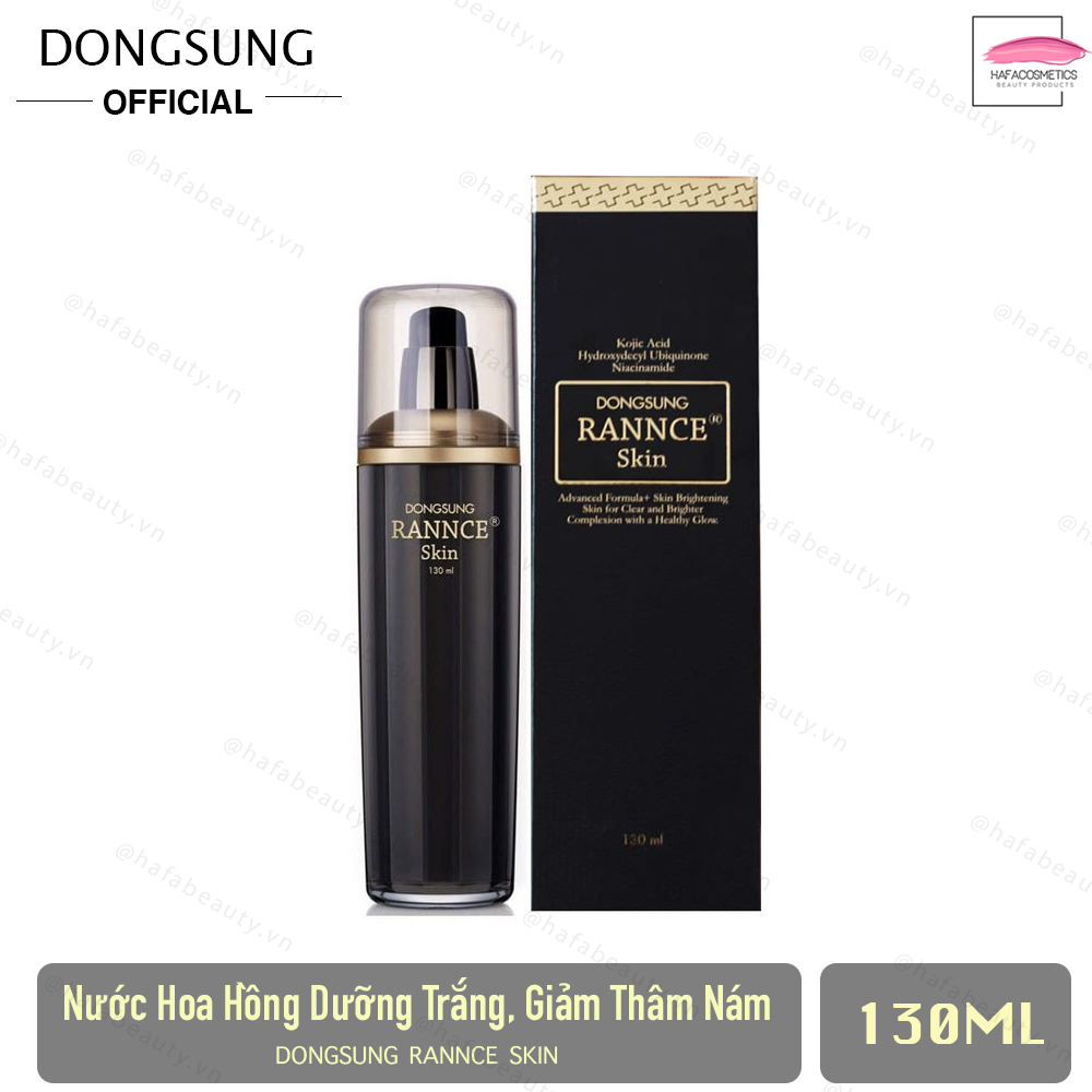 Nước Hoa Hồng Dịu Nhẹ, Dưỡng Trắng Da, Giảm Thâm Nám DONGSUNG RANNCE Skin 130ml _ Dongsung Chính Hãng