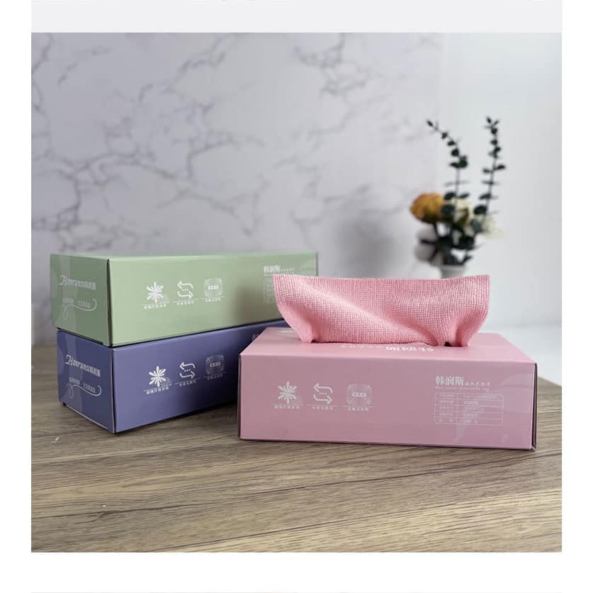 Combo 3 hộp khăn vải lau đa năng (mỗi hộp 20 cái)