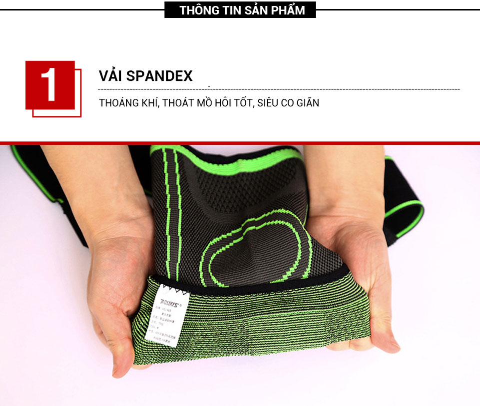 Băng Bảo Vệ Gối có đai xiết Aolikes 7720 (1 cái)