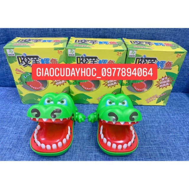 Game cá sấu cắn tay - trò chơi khám răng cá sấu sỉe to