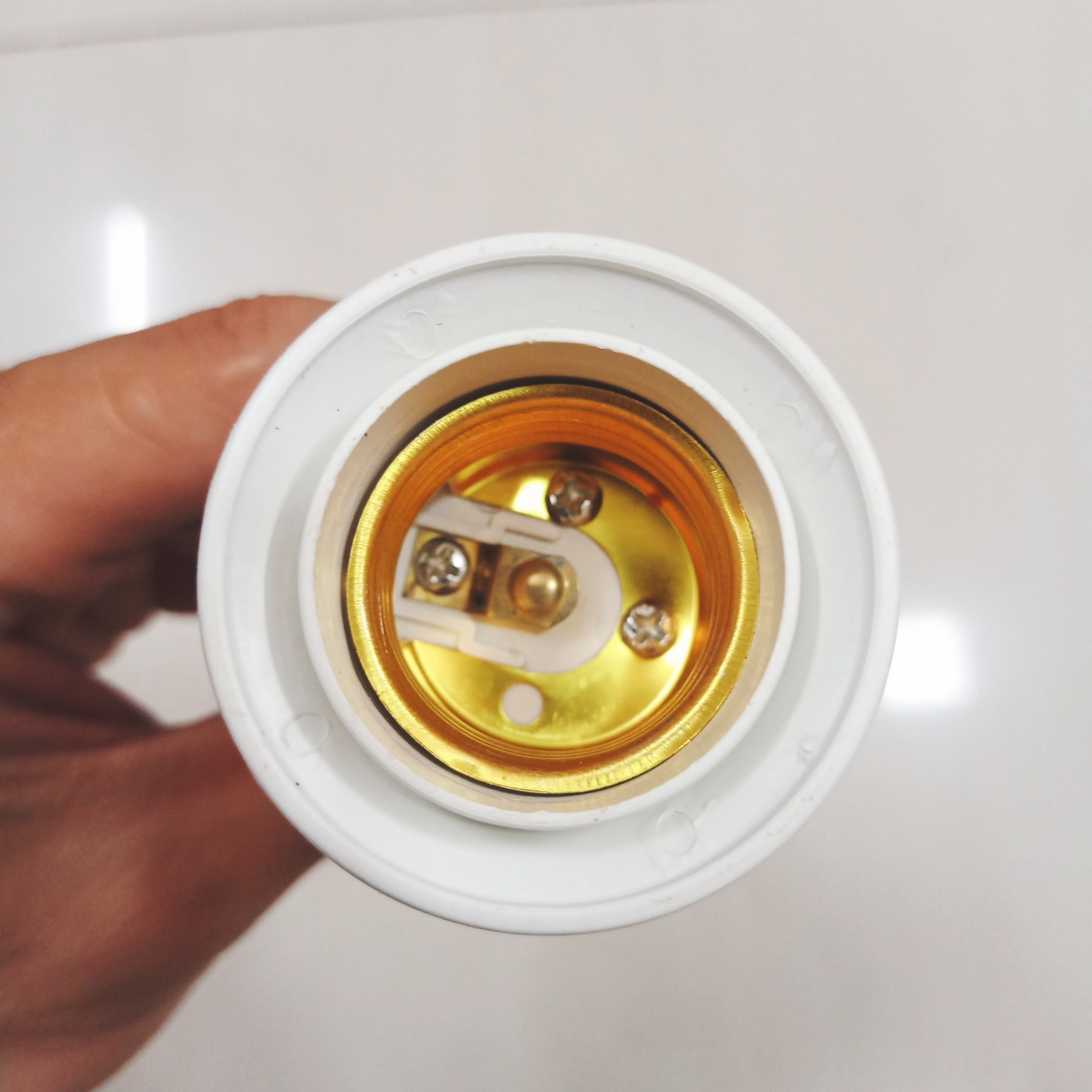 Eyeless lamp spring bend 360 degree have switch eyeless E27