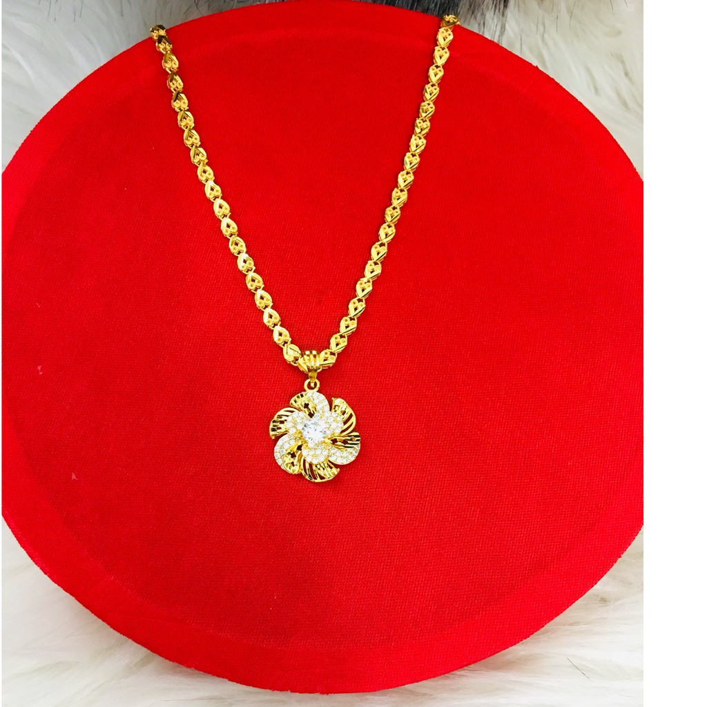 Dây chuyền mặt hoa mai CAO CẤP