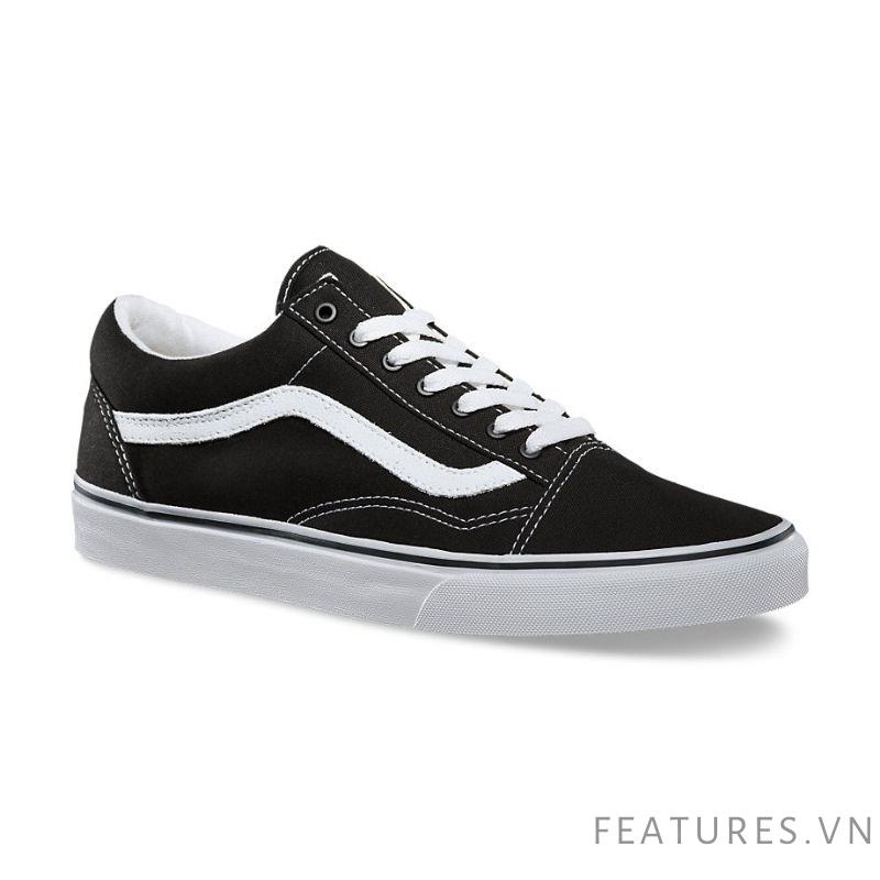 [GIÀY CHÍNH HÃNG] Vans Old Skool Canvas Black White