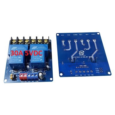 Module 2 relay 5Vdc 30A có opto kích high/low HTC