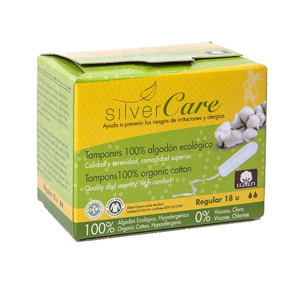 [HCM]Tampon Hữu Cơ Cotton Silvercare (6 Loại) - Leafhouse hcm