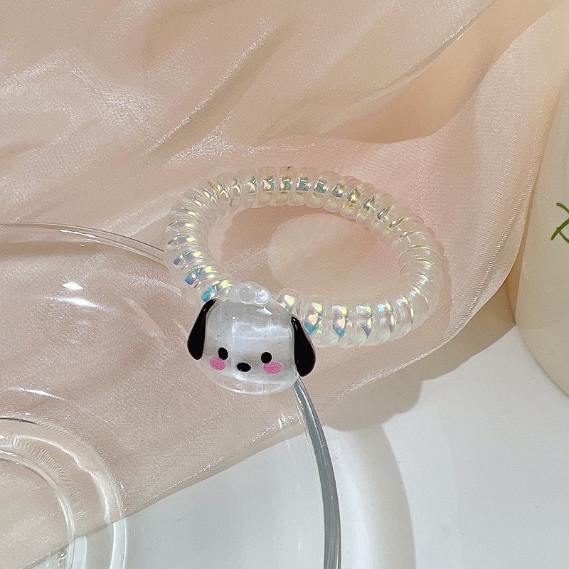 Dây cột tóc lò so hình con vật ngỗ nghĩnh ls02